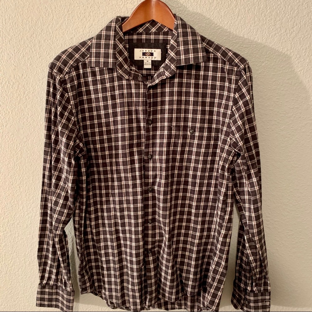 Joseph Abboud Button Down Flannel Shirt